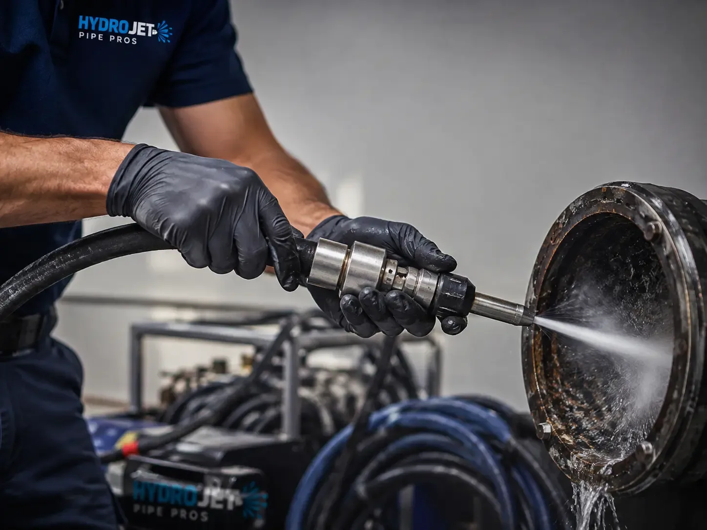 Hydro Jet Pipe Descaling in Advance, NC